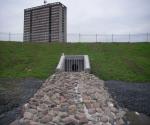 Toryglen pond under construction 2008